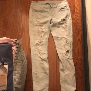 American eagle ripped jeans